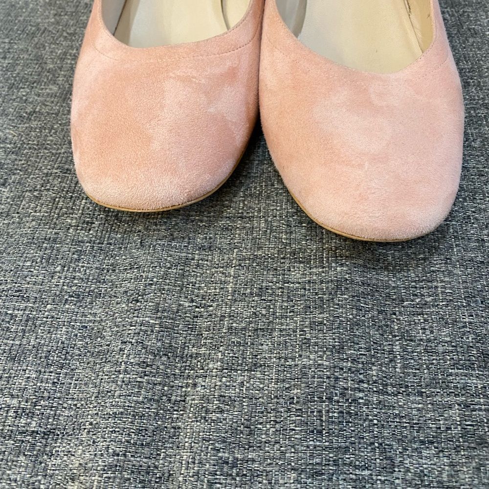 Everlane The Day Heel Pink Suede Women Size 10 - Picture 4 of 13